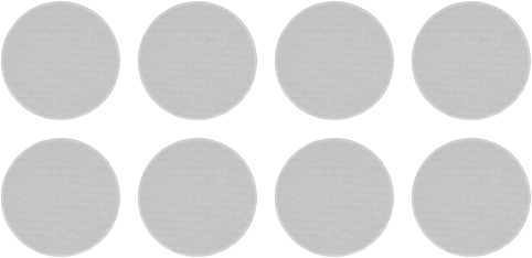 8 Artsound FL30T ceiling speakers